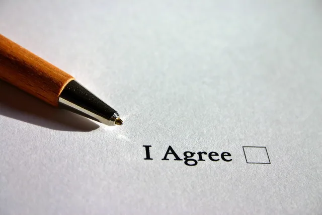 agree, english, consent, contract, agreement, cross, mark with a cross, ballpoint pen, understanding, conclusion, business deal, arrangement, match, pact, form, business, paper, document, pen, agree, agree, consent, consent, contract, contract, contract, contract, contract, agreement, agreement, conclusion, form. A trade show marketing disclosure policy keeps every stand claim on the record