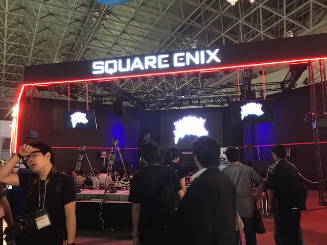 ​2016東京電玩展，史克威爾艾尼克斯攤位。. How to check trade show marketing reviews: scoring, evidence and supplier due diligence