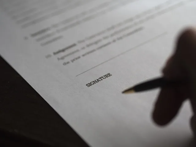 business, signature, contract, deal, paperwork, hand, ready, to write, ok, signature, signature, signature, signature, signature, contract, contract, paperwork. Trade show marketing in 2027: planning and compliance checks